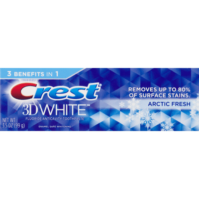 Crest 3D White Arctic Fresh Icy Cool Mint Flavor Whitening Toothpaste, Dentifrice