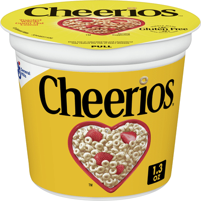 Cheerios Cups, Cereal with Whole Grain Oats, Gluten Free, 12 Count
