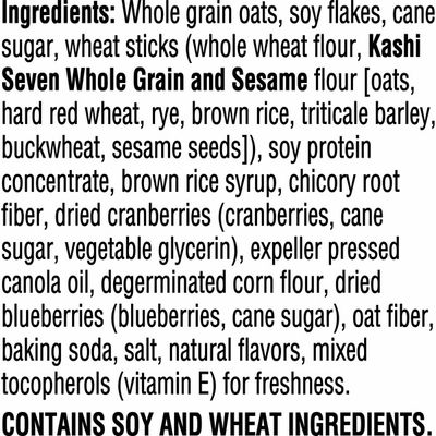 Kashi GO Breakfast Cereal, Vegan Protein, Fiber Cereal, Toasted Berry Crisp