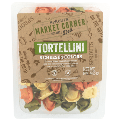Sprouts 5 Cheese 3 Colors Tortellini