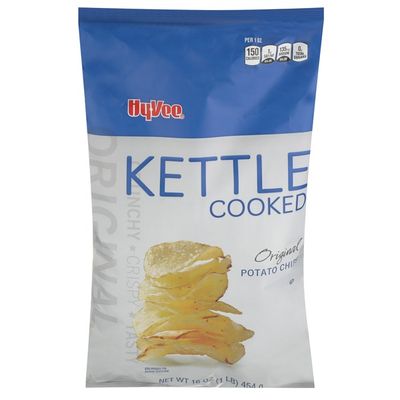 Hy-Vee Kettle Cooked Potato Chips, Original