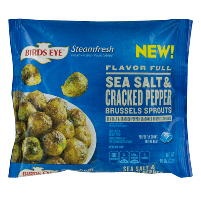 Birds Eye Brussels Sprouts, Seasoned, Sea Salt & Cracked Pepper