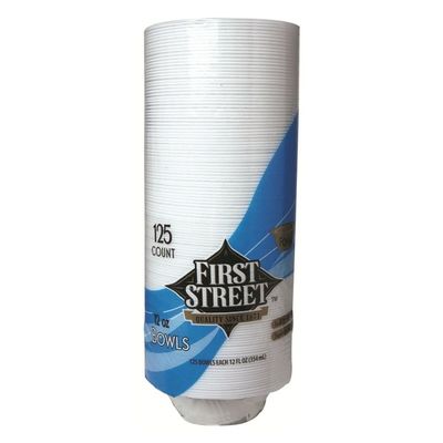 First Street 12 Oz Foam Bowls