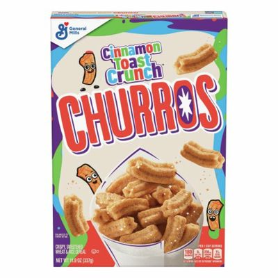 Cinnamon Toast Crunch Churros, Breakfast Cereal with Whole Grain