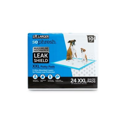 So Phresh Extra Extra Large Leak Shield Potty Pads