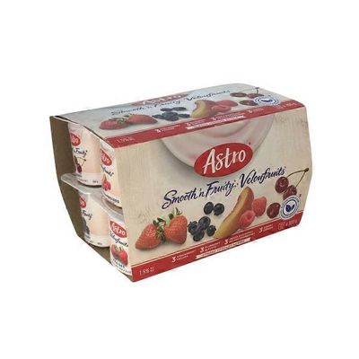 Astro Smooth 'n' Fruity Peach Raspberry, Cherry, Blueberry, Strawberry Yogourt