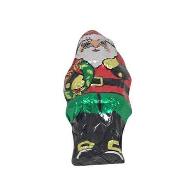 Thompson Milk Chocolate Foil Wrap Flat Santa