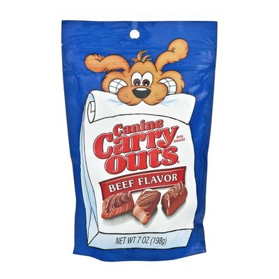 Canine Carry Outs Beef Flavor Dog Snacks