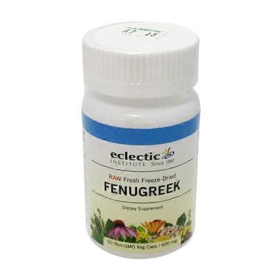 Eclectic Institute Fenugreek 600 mg Vegetarian Capsules