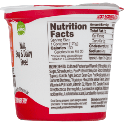 Good Karma Yogurt, Dairy Free, Strawberry