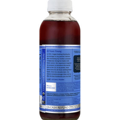 GTs Kombucha, Raw, Gingerberry
