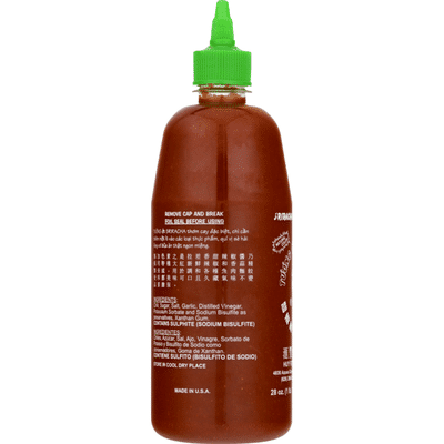 Huy Fong Foods Hot Sriracha Chili Sauce