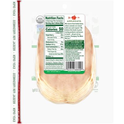 Applegate Organic Oven Roasted Turkey Breast