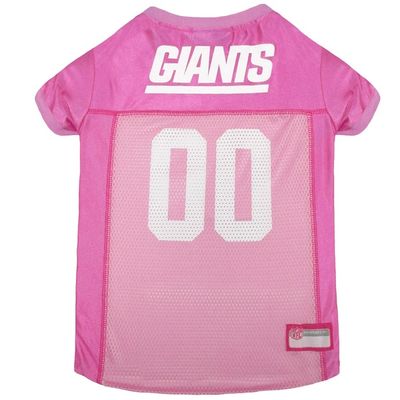Pets First Medium Pink NFL New York Giants Dog Jersey