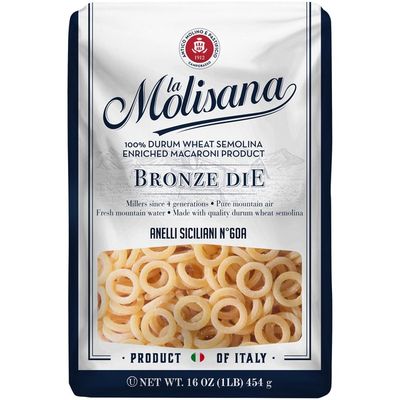 La Molisana Anelli Siciliani Nº 60A 100% Durum Wheat Semolina Enriched Macaroni Product