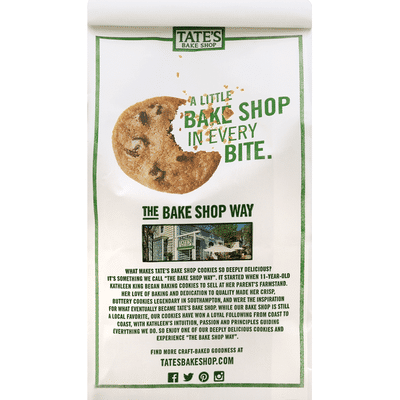 Tate's Bake Shop Cookies, Gluten Free, Chocolate Chip