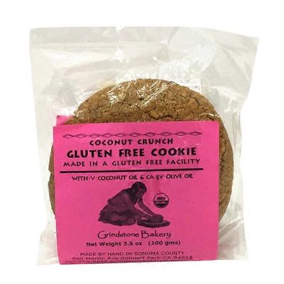 Grindstone Bakery Coconut Crunch Gluten Free Cookie