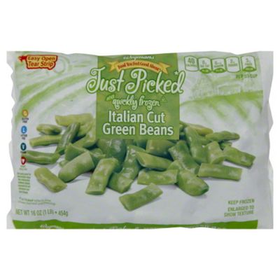 Wegmans Food You Feel Good About Just Picked and Quickly Frozen Italian Cut Green Beans