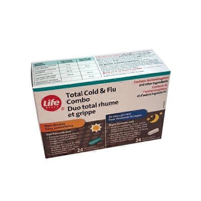 Life Brand Extra Strength Total Cold & Flu Combo