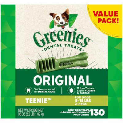 GREENIES Original Teenie Daily Dental Treats for Dogs