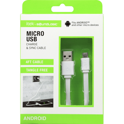 Itek Micro USB, Charge & Sync Cable, Android