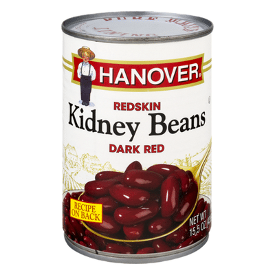 Hanover Kidney Beans, Redskin, Dark Red