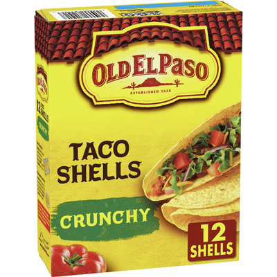 Old El Paso Crunchy Shells, Gluten Free, 12 Count