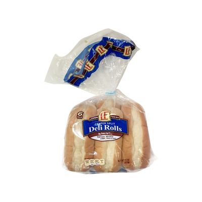 L'oven Fresh Center Split White Deli Rolls