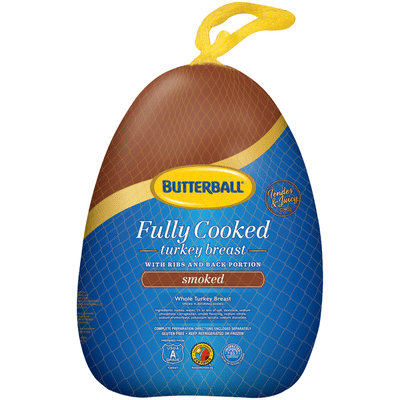 Butterball Fully Cooked Smoked Whole Turkey Breast (1 each) Delivery or