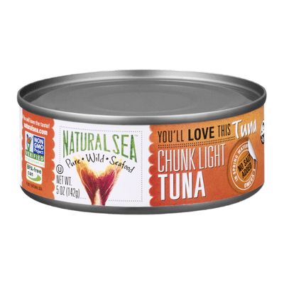 NATURAL SEA Wild Yellowfin Tuna, Unsalted, Chunk Light