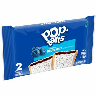 Kellogg's Pop-Tarts Toaster Pastries, Breakfast Foods, Frosted Blueberry