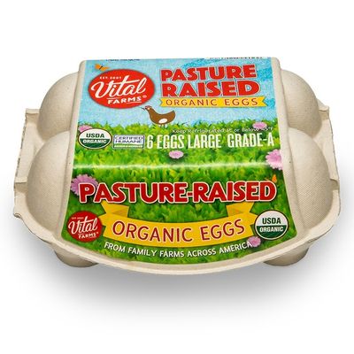 Vital Farms Organic Pasture Raised Large Grade AA Eggs