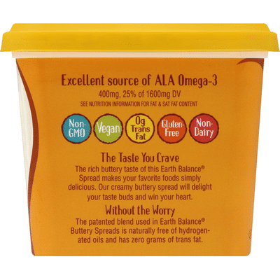 Earth Balance Buttery Spread, 78% Vegetable Oils, Original