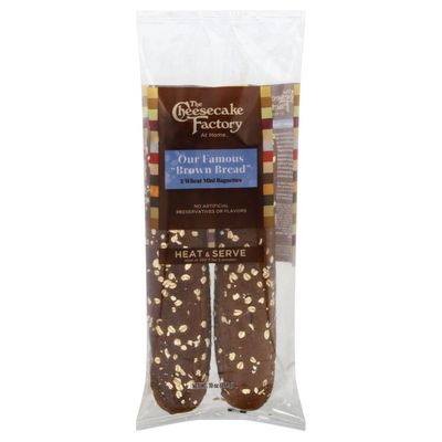 The Cheesecake Factory Brown Bread, Wheat Mini Baguettes