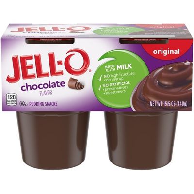 Jell-O Original Chocolate Ready-to-Eat Pudding Snacks