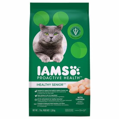 IAMS Cat Nutrition, Premium, Healthy Senior, with Chicken, Senior 11+ Years