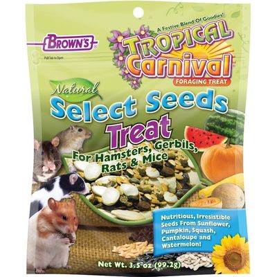 Brown's Tropical Carnival Natural Select Seeds Treat for Hamsters, Gerbils, Rats & Mice