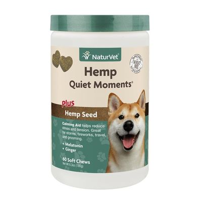 NaturVet Hemp Sc Quiet Moments Dog Calming Aid