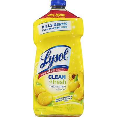 Lysol Multi-Surface Cleaner, Clean & Fresh, Sparkling Lemon & Sunflower Essence Scent