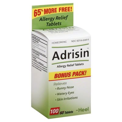 Adrisin Allergy Relief, Tablets, Bonus Pack