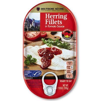 Deutsche Kuche Herring Fillets in Tomato Sauce