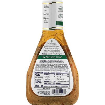 Ken's Steak House Dressing & Marinade, Northern Italian with Basil & Romano, Lite