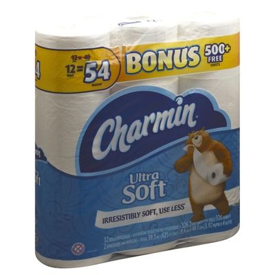 Charmin Ultra Soft Mega Rolls Toilet Paper