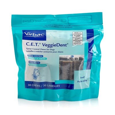 Virbac C.E.T. VeggieDent Tartar Control Dog Chews