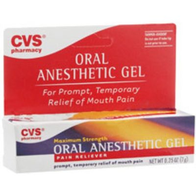 CVS Pharmacy Oral Anesthetic Gel Maximum Strength (0.25 oz) - Instacart