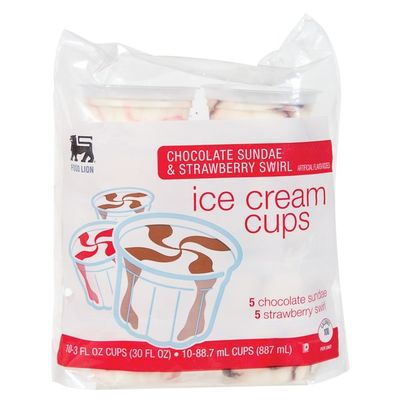 Food Lion Sundae Ice Cups