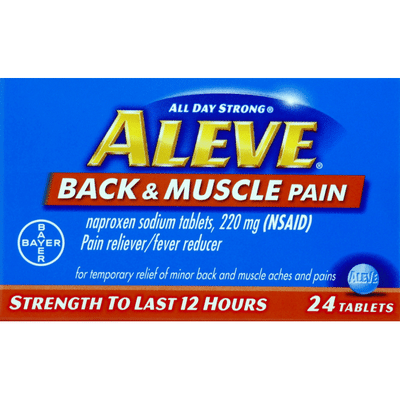 Aleve Back & Muscle Pain Tablets with Naproxen Sodium