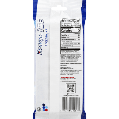 Dentyne Ice Peppermint Sugar Free Gum