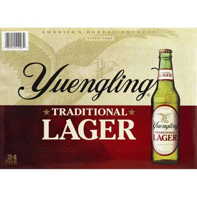 Yuengling Beer, Traditional Lager, 24 Pack