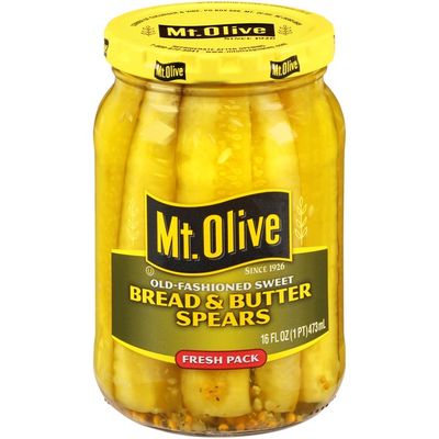 Mt Olive Old Fashioned Sweet Bread Butter Spears 16 Fl Oz Instacart